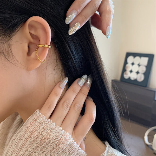 Drape Hoop Earring - Image 3