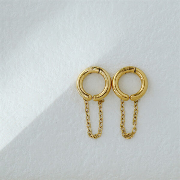 Drape Hoop Earring - Image 2