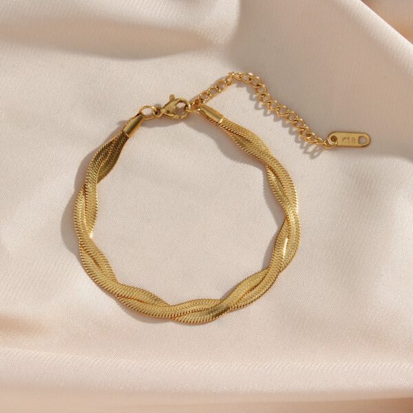 Golden Wave Bracelet