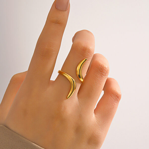 Lunar Curve Ring - Image 2