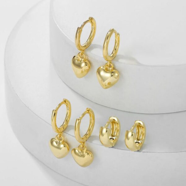 Golden Hearts Harmony Earring - Image 5