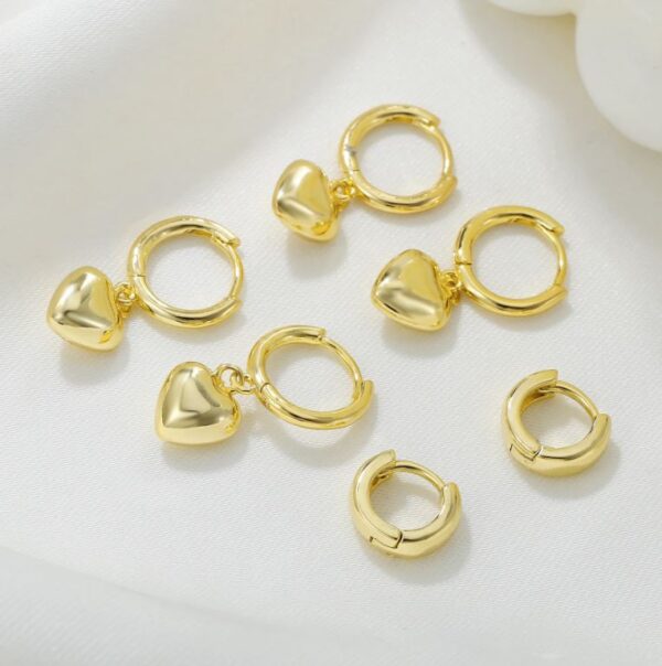Golden Hearts Harmony Earring - Image 3