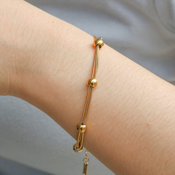 Golden Orbit Bracelet