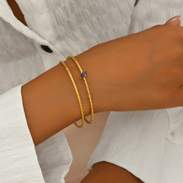 Sapphire Twist Bracelet - Image 2