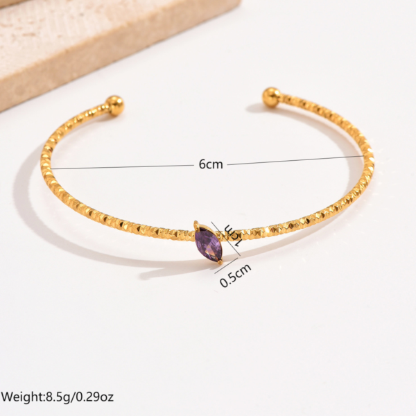 Sapphire Twist Bracelet - Image 4