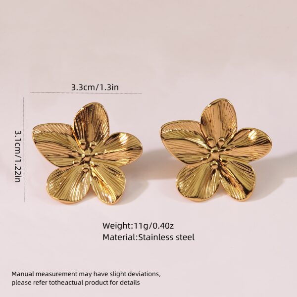 Golden Bloom Earring - Image 4