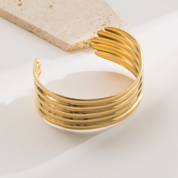 Rippled Cuff Bracelet